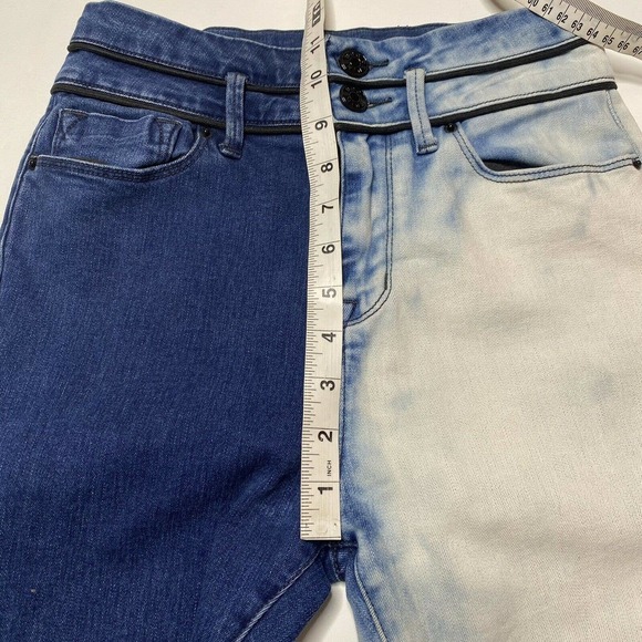 BDG Urban Outfitter Super High Rise Twig Ankle Blue Jean Size 27x29 Stretch - Picture 7 of 8